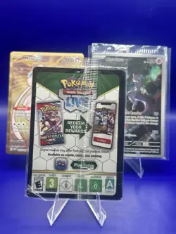 Pokemon TCG 151 UPC Promo Set Mew 053, Mewtwo 052, Metal Mew 205 New Sealed - Image 2