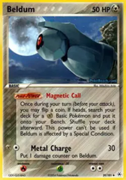 Pokemon - Beldum - 29/101 - Uncommon - EX Hidden Legends - NM - Image 1