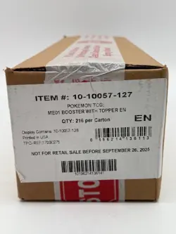 Pokemon TCG Mega Evolution Enhanced Booster Box SEALED CASE - Image 1