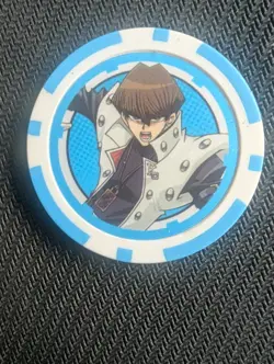 Yu-Gi-Oh! Seto Kaiba Duel Chip - Poker Chip - Blue - Duel Links - Image 1