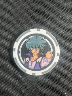 Yu-Gi-Oh! Jesse Anderson Duel Chip - Poker Chip - Grey - Duel Links - Image 1