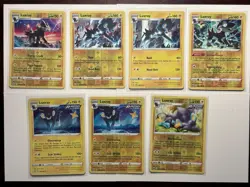 Luxray Pokemon Card Lot - X7 Unique Holo Cards - A130 - Image 1