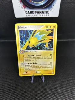 Pokemon Jolteon EX TCG Unseen Forces Holo Card 8/115 Rare Holo LP - Image 1