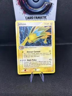 Pokemon Jolteon EX TCG Unseen Forces Holo Card 8/115 Rare Holo LP - Image 2