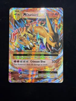Pokemon TCG Mega-Charizard-EX Holo Rare Card Evolutions 13/108 - Image 3