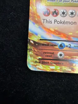 Pokemon TCG Mega-Charizard-EX Holo Rare Card Evolutions 13/108 - Image 5