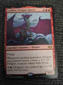 Lathliss, Dragon Queen, Magic the Gathering Tarkir Dragonstorm, Card 219 - Image 1