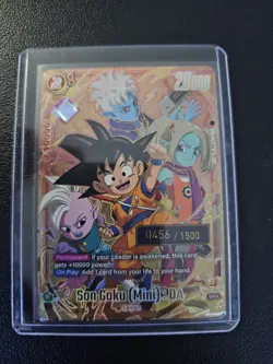 Dragon Ball Super Fusion World Card Game Serial Promo Son Goku Mini DA FB04-012 - Image 2