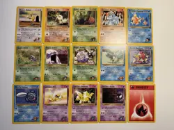 [LP] 14 Card Pokemon English Gym Set Vintage Lot - NO DUPLICATES! US SELLER - Image 1