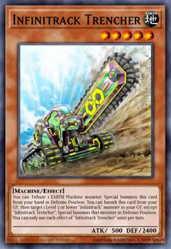 Infinitrack Trencher - INCH-EN005 Secret Rare | Yu-Gi-Oh! Card - Image 1