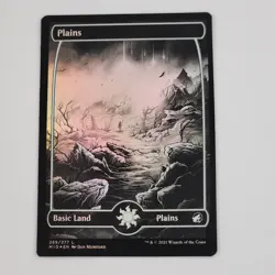 MTG Plains Foil Full Art NM+ Innistrad: Midnight Hunt 269 Magic Card Commander - Image 1