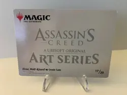 Eivor, Wolf-Kissed Assassin's Creed 17/20 MTG Art Series Card - Image 2