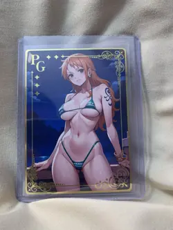 Nami One Piece Metal Card - Image 1