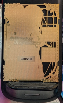 Nami One Piece #80/200 Waifu Gold Premium Metal Card Anime Goddess Story - Image 2