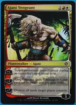 Ajani Vengeant FOIL Shards of Alara PLD Mythic Rare CARD (493595) ABUGames - Image 1