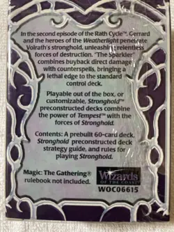 Magic The Gathering Stronghold The Sparkler Factory Sealed Deck - Image 2