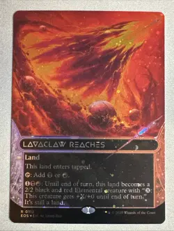 MTG / Lavaclaw Reaches / EOS / #112 / GALAXY FOIL (Borderless) / Rare / NM - Image 1