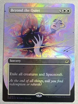 MTG / Beyond the Quiet / EOE / #303 / FOIL (Borderless) / Rare / NM - Image 1