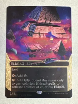 MTG / Eldrazi Temple / EOS / #104 / GALAXY FOIL (Borderless) / Rare / NM - Image 1