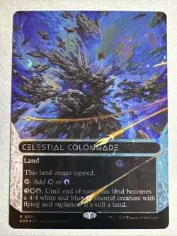 MTG / Celestial Colonnade / EOS / #97 / GALAXY FOIL (Borderless) / Rare / NM - Image 1