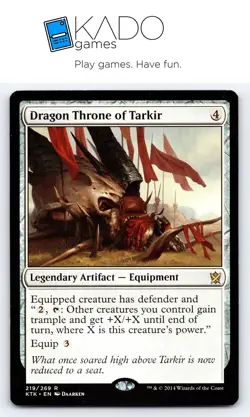Khans of Tarkir #219 Dragon Throne of Tarkir - Image 1