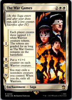 Magic the Gathering The War Games Doctor Who Commander MTG Free Shipping! - Image 1