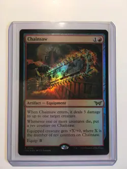 MTG Chainsaw Foil Duskmourn NM Magic the Gathering - 128 - Image 3