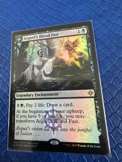 Arguel's Blood Fast / Temple of Aclazotz Buy-A-Box Ixalan Treasure Chest MTG NM - Image 3