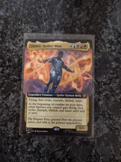 Magic MTG - Cosmic Spider-Man (Extended Art) Non-Foil - Marvel's Spider-Man - Image 1