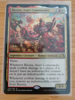 MTG Risona, Asari Commander 233 Kamigawa: Neon Dynasty M/NM Free UK P&P - Image 1