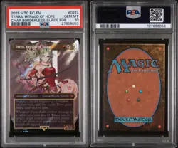 2025 MTG FINAL FANTASY COMMANDER SURGE FOIL #0212 TERRA, HERALD OF HOPE PSA 10 - Image 3