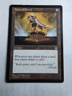 MTG Magic The Gathering Horn Of Greed Stronghold - Image 1