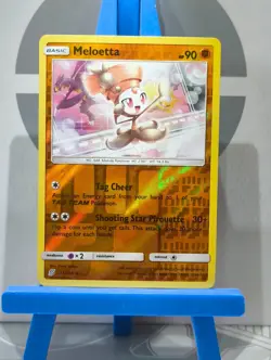 Meloetta 123/236 Reverse Holo Rare - Sun & Moon: Unified Minds - Pokemon TCG - Image 3