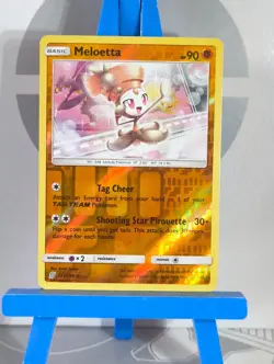 Meloetta 123/236 Reverse Holo Rare - Sun & Moon: Unified Minds - Pokemon TCG - Image 4