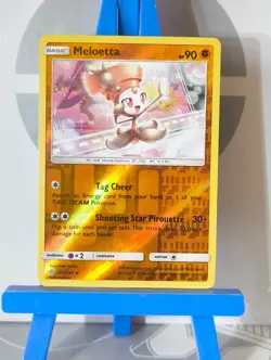 Meloetta 123/236 Reverse Holo Rare - Sun & Moon: Unified Minds - Pokemon TCG - Image 5