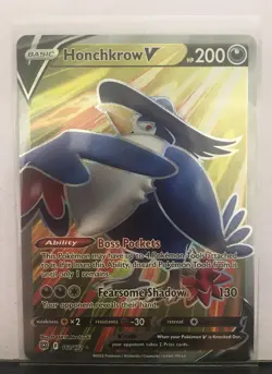 Honchkrow V 161/172 Full Art Near Mint Condition Pokemon TCG. Read Description! - Image 1