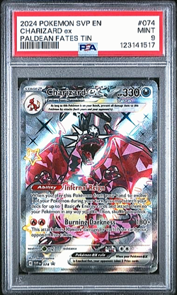 PSA 9 - Charizard ex #074 Black Star Promos 2023-25 Pokemon SV - Image 1