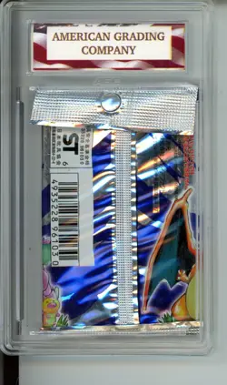1996 Pokemon Pocket Monster Base Set Pack Japanese Graded AGC 10 Factory Sealed! - Image 2
