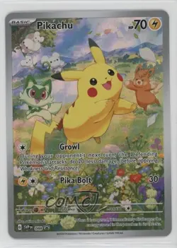 Pikachu (Paldea Adventure Chest) Holo Pokemon Scarlet & Violet Black Star Promo - Image 1