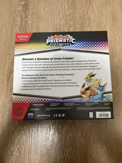 Pokemon TCG Prismatic Evolutions Poster Collection Box New Sealed - Image 2