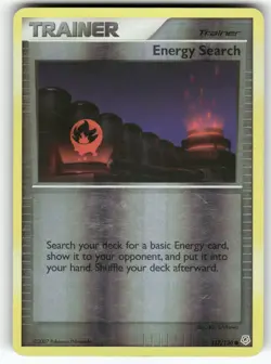 Energy Search Diamond and Pearl Common,Reverse Holo Pokemon Moderately played - Image 1