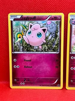 Pokemon Tcg Jigglypuff 65/124 & Wigglytuff 66/124 Fates Collide Non Holo - Image 2