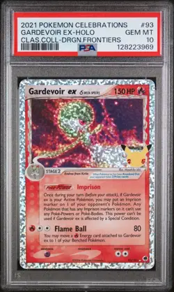 Pokemon 2021 Celebrations Classic Collection Gardevoir #93, Ex-Holo, Gem Mint 10 - Image 1