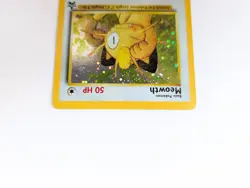 2000 Pokemon Meowth GB Black Star Promo holo - Image 5