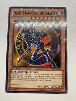 Yugioh Dark Magician Of Chaos 1st Edition Starfoil BP01-EN007 MP - Image 1