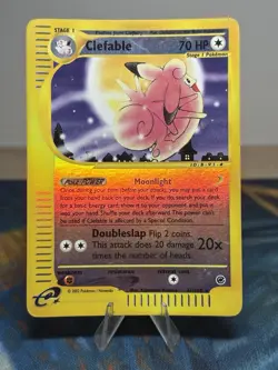 Clefable Reverse Holo 41/165 Expedition Pokemon Card 2002 E Reader Series - Image 1