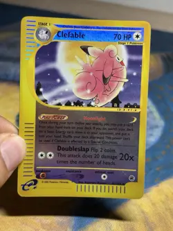 Clefable Reverse Holo 41/165 Expedition Pokemon Card 2002 E Reader Series - Image 3