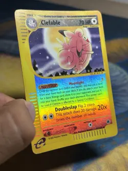 Clefable Reverse Holo 41/165 Expedition Pokemon Card 2002 E Reader Series - Image 4