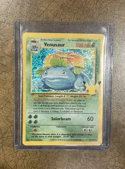 Venusaur 15/102 Celebrations Classic Collection 25th Holo Pokemon TCG Card - Image 1
