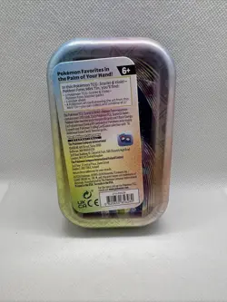 2024 Pokemon Scarlet & Violet - Paldean Fates Mini Tin - Opened - No Cards - Image 2